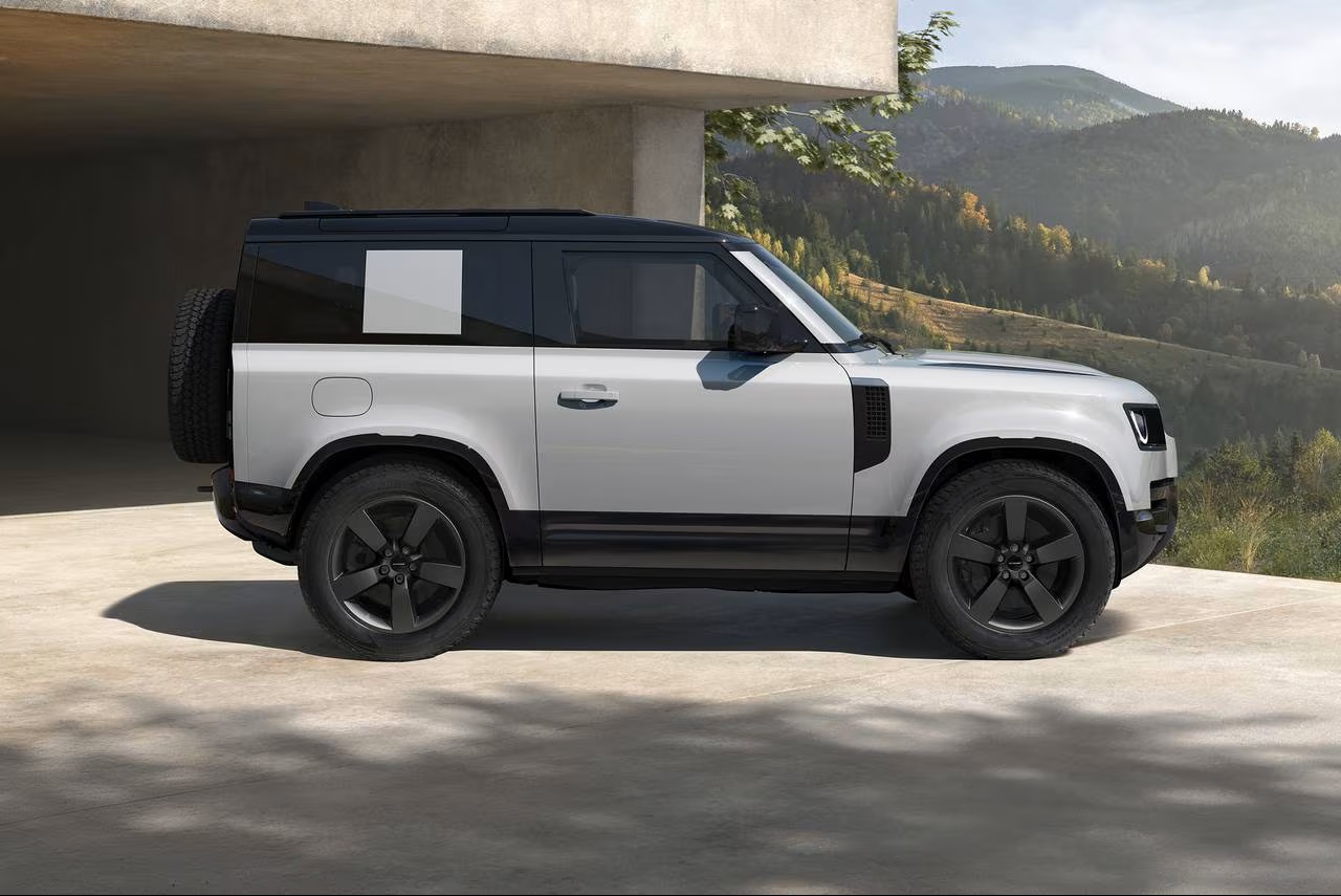 Landrover Defender side profile