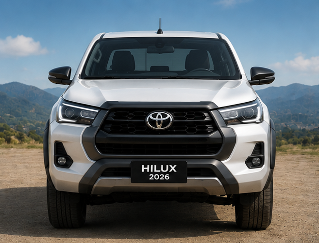 Toyota Hilux front view
