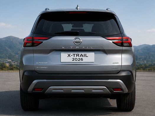 Nissan X-trail rear view