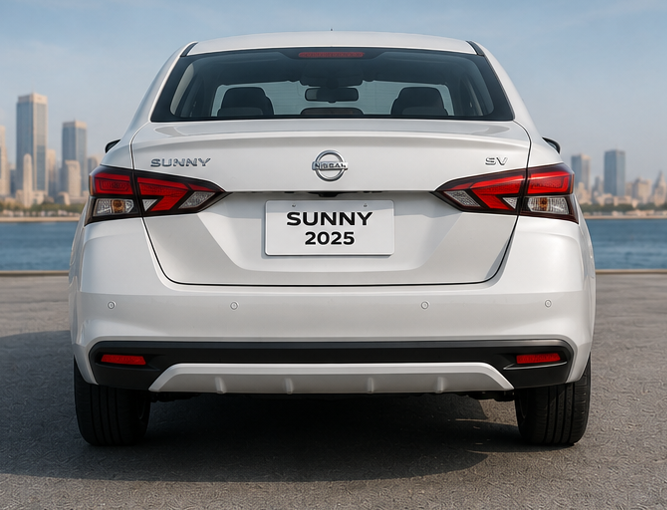 Nissan Sunny rear view