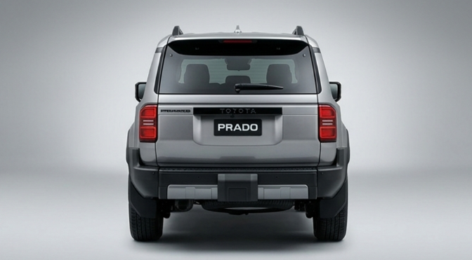 Toyota Prado rear view