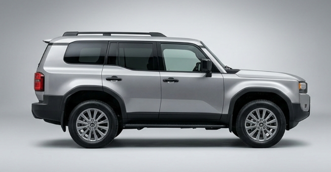 Toyota Prado side profile